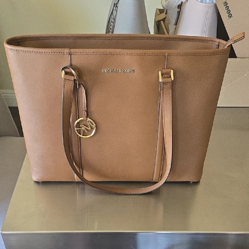 Michael Kors Tan Leather Tote
